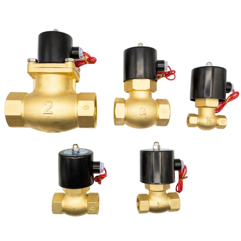2/2 WAY BRASS BODY HIGH TEMPERATURE (STEAM) SOLENOID VALVE